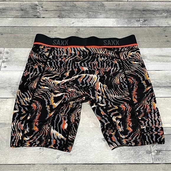 SAXX KINETIC HD LONG LEG BOXER BRIEF MEN'S UNDERWEAR - MULTI FANTIC SZ - M - Picture 4 of 5
